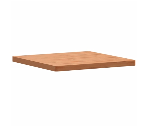 Tablero de mesa cuadrado de madera maciza de haya 70x70x4 cm