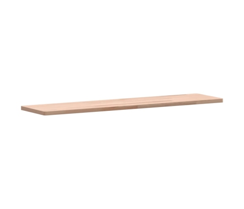 Estante de pared madera maciza de haya 80x20x1,5 cm