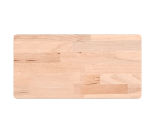 Estante de pared madera maciza de haya 40x20x2,5 cm