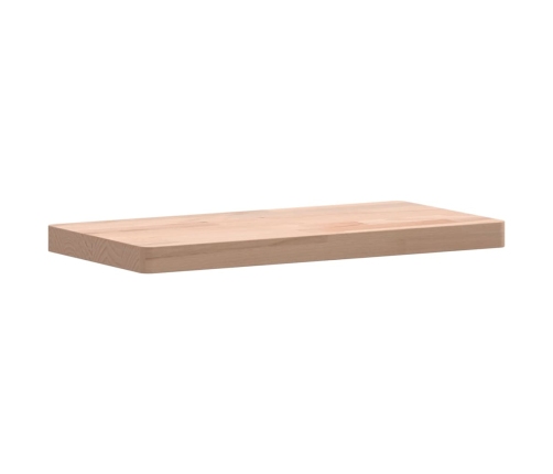 Estante de pared madera maciza de haya 40x20x2,5 cm