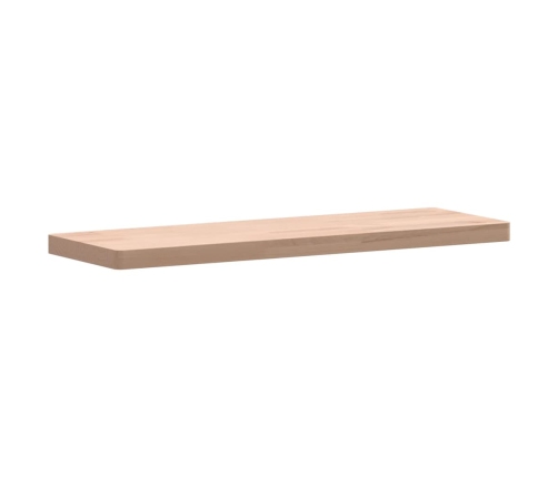 Estante de pared madera maciza de haya 60x20x2,5 cm