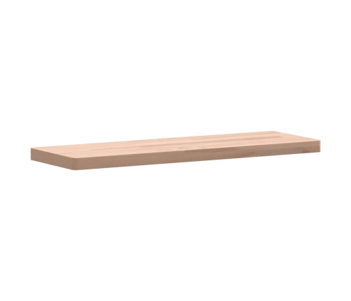 Estante de pared madera maciza de haya 60x20x2,5 cm