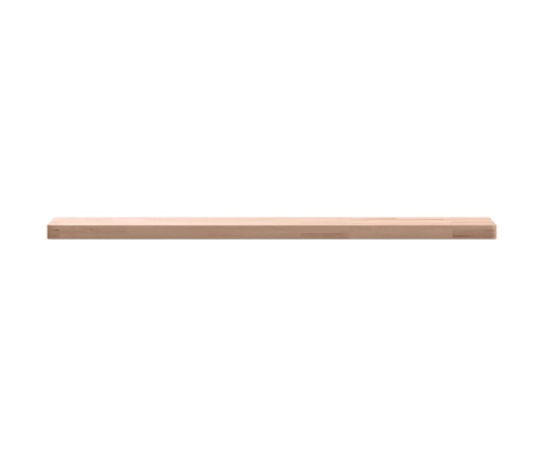 Estante de pared madera maciza de haya 80x20x2,5 cm