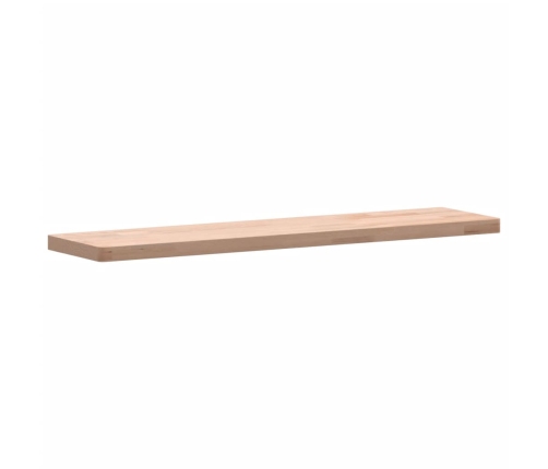 Estante de pared madera maciza de haya 80x20x2,5 cm