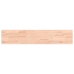 Estante de pared madera maciza de haya 100x20x2,5 cm