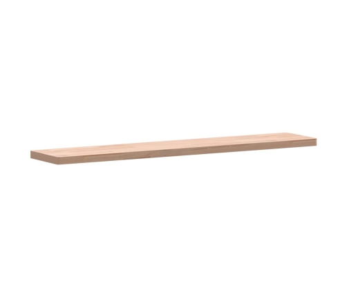 Estante de pared madera maciza de haya 100x20x2,5 cm