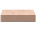 Estante de pared madera maciza de haya 40x20x4 cm