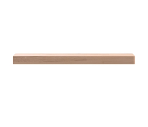 Estante de pared madera maciza de haya 60x20x4 cm