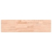 Estante de pared madera maciza de haya 80x20x4 cm