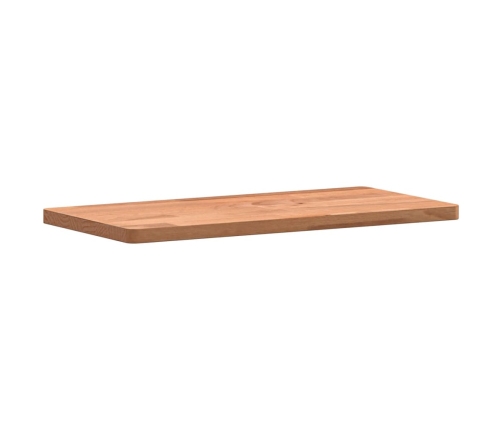 Estante de pared madera maciza de haya 40x20x1,5 cm