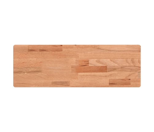 vidaXL Estante de pared madera maciza de haya 60x20x1,5 cm