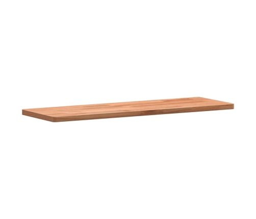 Estante de pared madera maciza de haya 60x20x1,5 cm