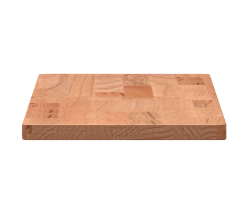 Estante de pared madera maciza de haya 60x20x1,5 cm