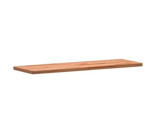 Estante de pared madera maciza de haya 60x20x1,5 cm