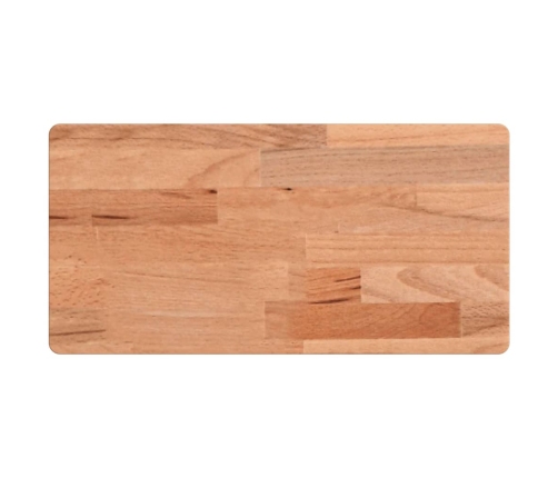 Estante de pared madera maciza de haya 40x20x2,5 cm