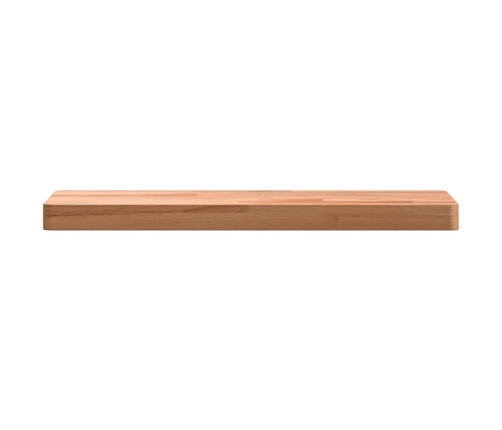 Estante de pared madera maciza de haya 40x20x2,5 cm