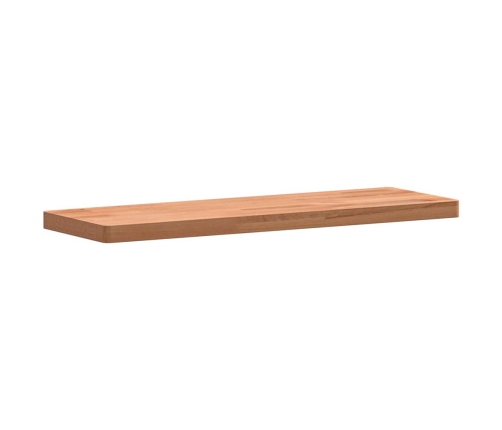 Estante de pared madera maciza de haya 60x20x2,5 cm