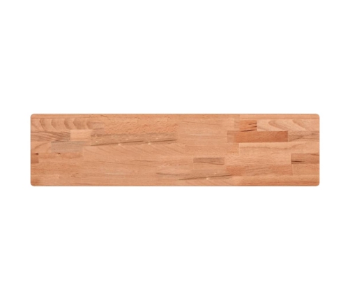 Estante de pared madera maciza de haya 80x20x2,5 cm