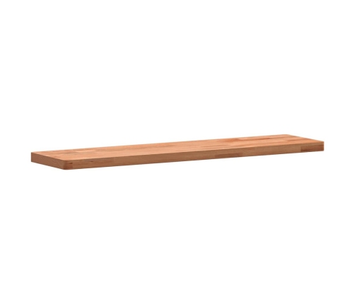 Estante de pared madera maciza de haya 80x20x2,5 cm