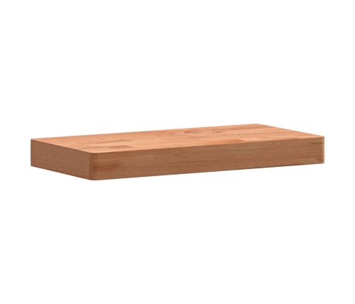 vidaXL Estante de pared madera maciza de haya 40x20x4 cm