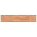 Estante de pared madera maciza de haya 100x20x4 cm