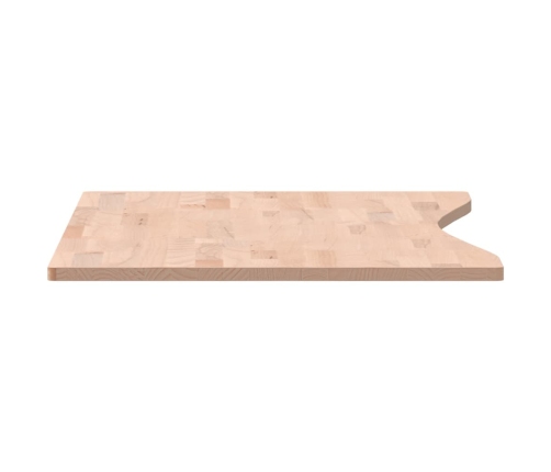 Tablero de escritorio madera maciza de haya 100x(45-50)x1,5 cm