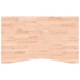 Tablero de escritorio madera maciza de haya 100x(55-60)x1,5 cm