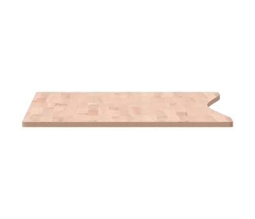 Tablero de escritorio madera maciza de haya 100x(55-60)x1,5 cm