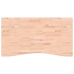 Tablero de escritorio madera maciza de haya 110x(55-60)x2,5 cm