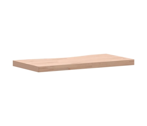 Tablero de escritorio madera maciza de haya 80x(36-40)x4 cm