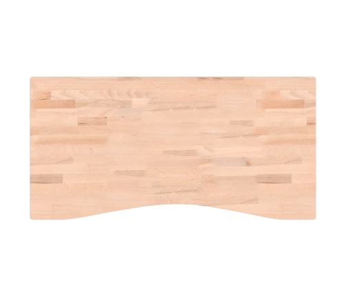 Tablero de escritorio madera maciza de haya 100x(45-50)x4 cm