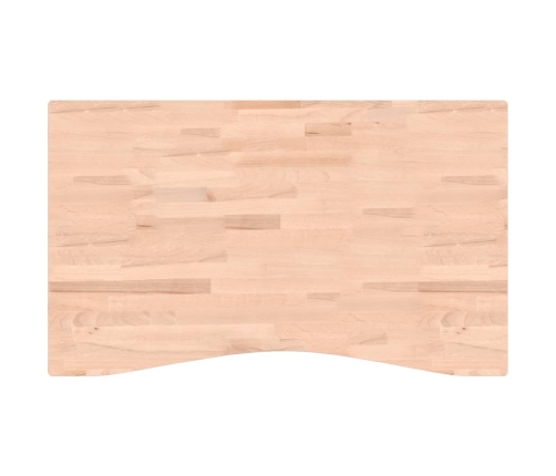 Tablero de escritorio madera maciza de haya 100x(55-60)x4 cm