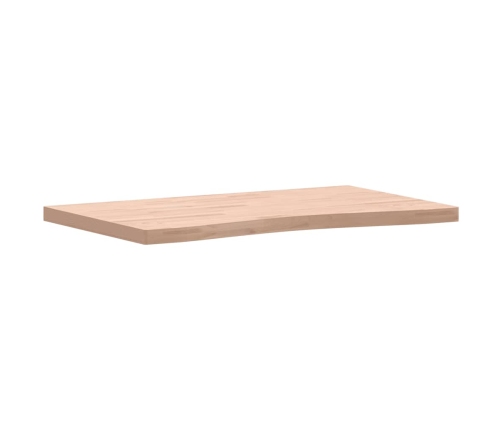 Tablero de escritorio madera maciza de haya 100x(55-60)x4 cm