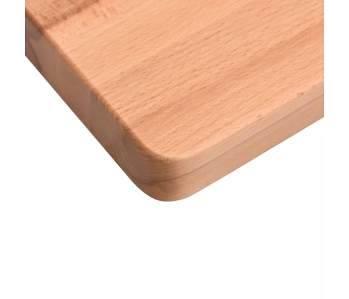 Tablero de escritorio madera maciza de haya 80x(36-40)x1,5 cm