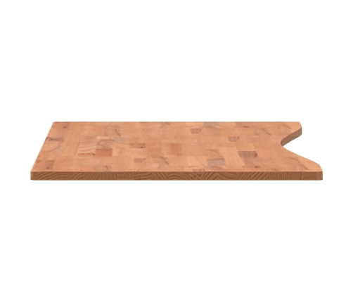 Tablero de escritorio madera maciza de haya 100x(45-50)x1,5 cm