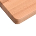 Tablero de escritorio madera maciza de haya 100x(45-50)x1,5 cm