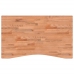 Tablero de escritorio madera maciza de haya 100x(55-60)x1,5 cm