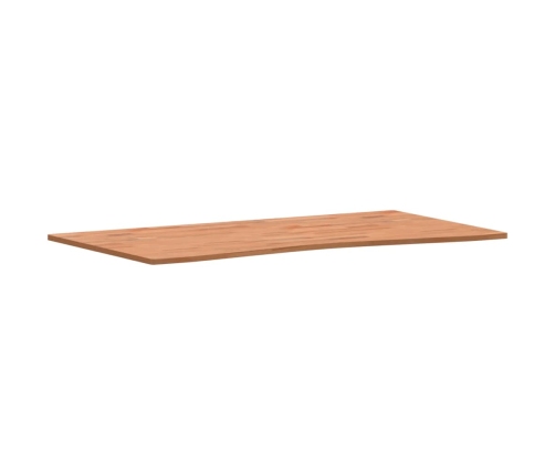 Tablero de escritorio madera maciza de haya 110x(55-60)x1,5 cm