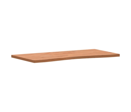 Tablero de escritorio madera maciza de haya 100x(45-50)x2,5 cm