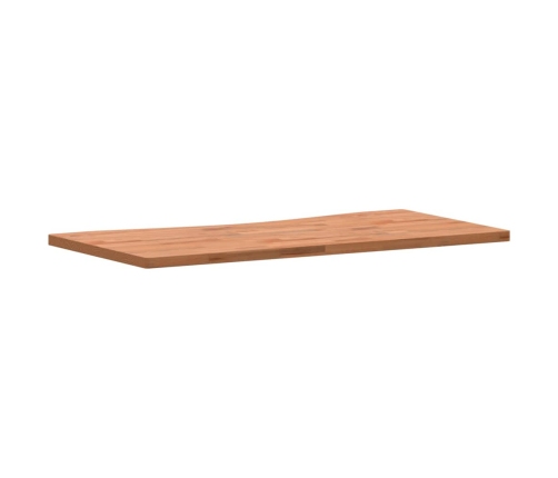 Tablero de escritorio madera maciza de haya 100x(45-50)x2,5 cm