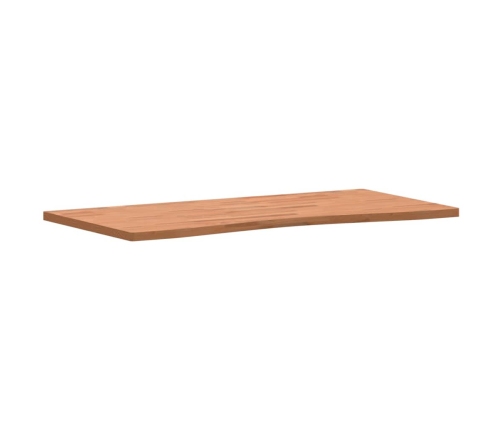 Tablero de escritorio madera maciza de haya 110x(50-55)x2,5 cm