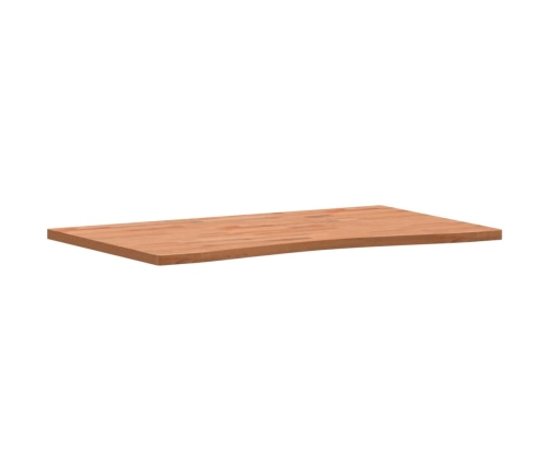 Tablero de escritorio madera maciza de haya 100x(55-60)x2,5 cm