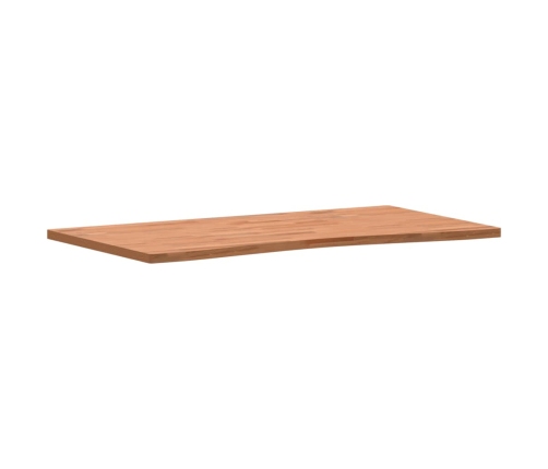 Tablero de escritorio madera maciza de haya 110x(55-60)x2,5 cm