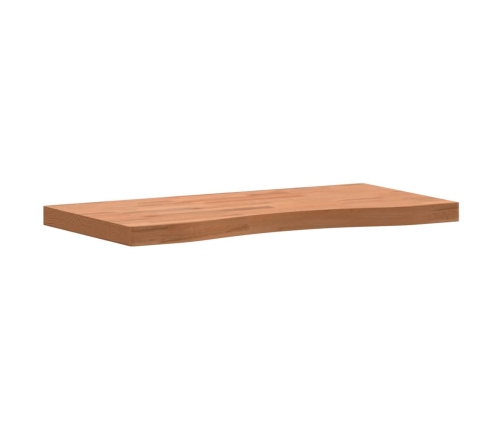 Tablero de escritorio madera maciza de haya 80x(36-40)x4 cm