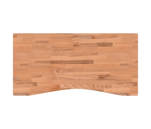 Tablero de escritorio madera maciza de haya 100x(45-50)x4 cm