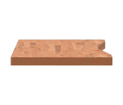 Tablero de escritorio madera maciza de haya 100x(45-50)x4 cm