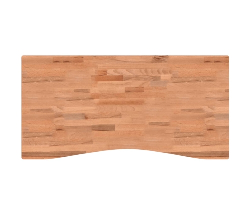 Tablero de escritorio madera maciza de haya 110x(50-55)x4 cm