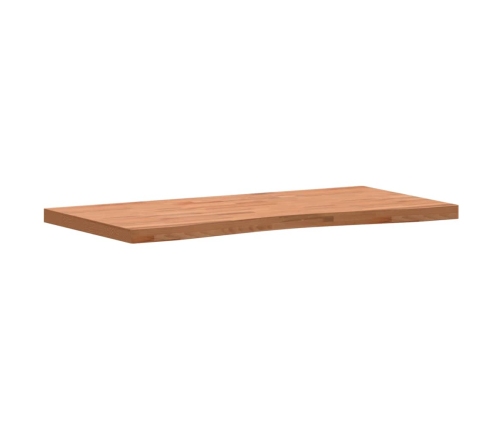 Tablero de escritorio madera maciza de haya 110x(50-55)x4 cm