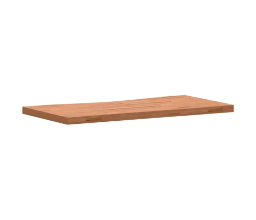 Tablero de escritorio madera maciza de haya 110x(50-55)x4 cm