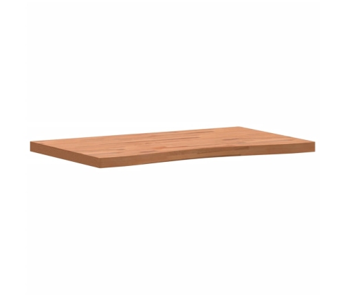 Tablero de escritorio madera maciza de haya 100x(55-60)x4 cm